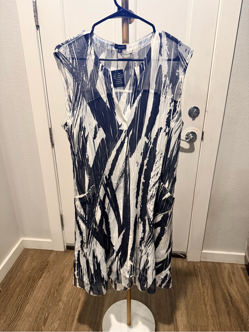 Komarov Crinkle Midi Dress